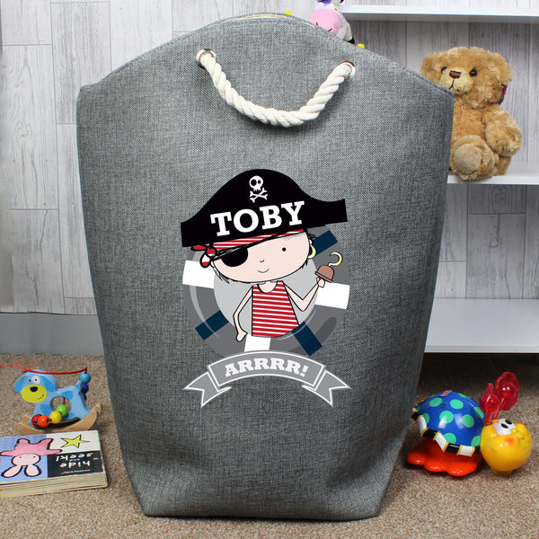 Buy Personalised Pirate Storage Bag at www.giftsfinder.co.uk