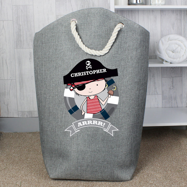 Personalised Pirate Storage Bag - part of the Gifts Finder Personalised Storage Bags collection