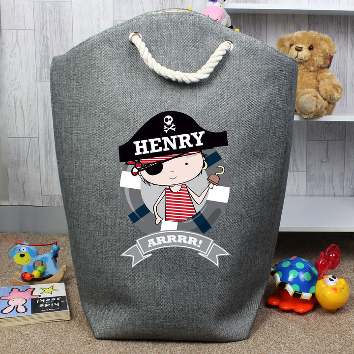 Personalised Pirate Storage Bag - part of the Gifts Finder Personalised Storage Bags collection