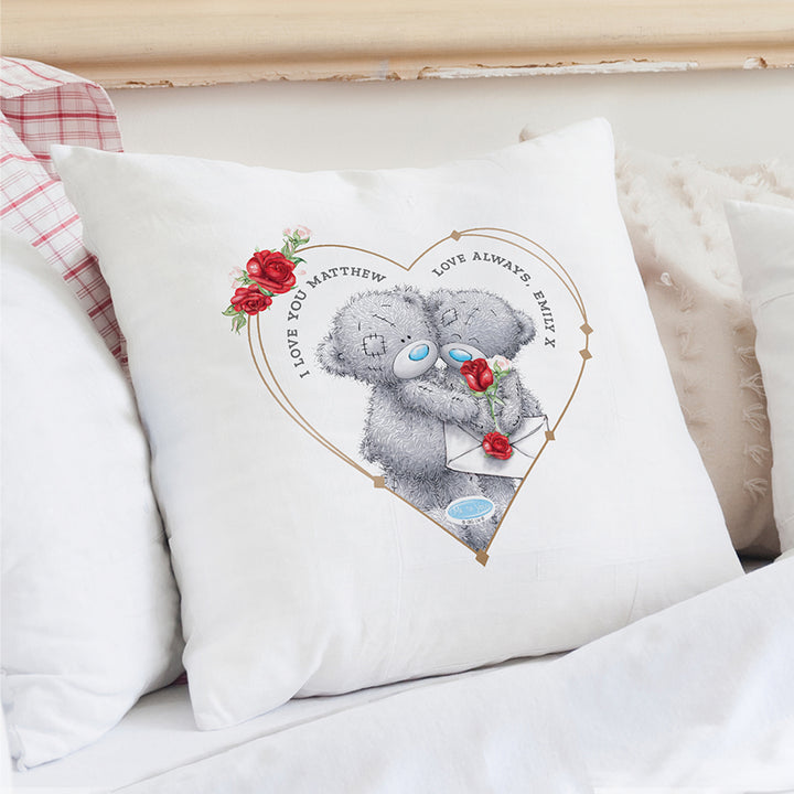 Buy Personalised Me to You Valentine Cushion Cover at www.giftsfinder.co.uk