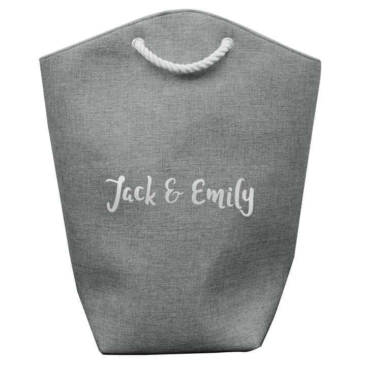 Buy Personalised Silver Name Storage Bag at www.giftsfinder.co.uk