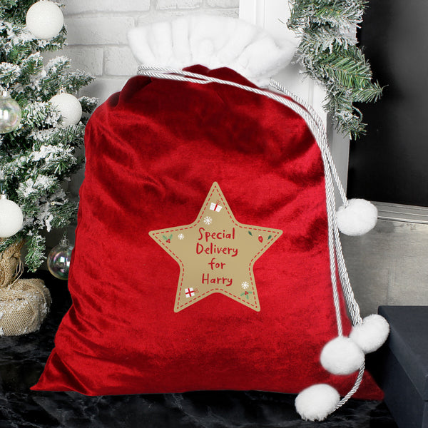 Buy Personalised Children's Christmas Sack available now at www.giftsfinder.co.uk