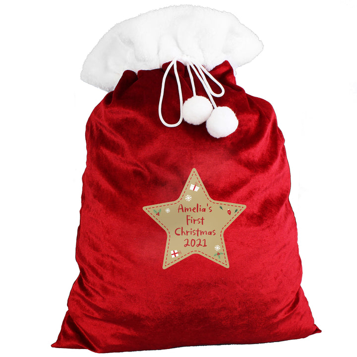 Personalised Children's Christmas Sack - part of the Gifts Finder Personalised Christmas Sacks collection