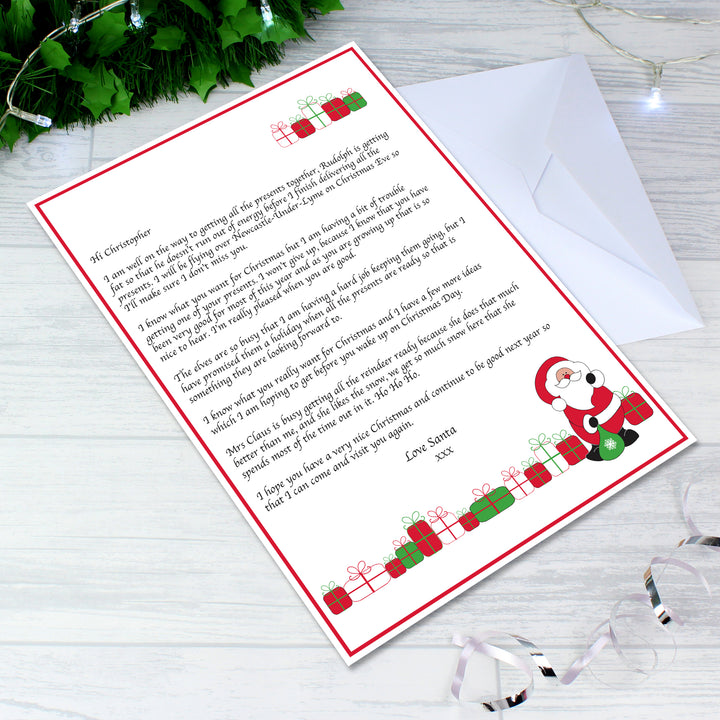 Personalised Santa Letter in gift category Personalised Santa Letters