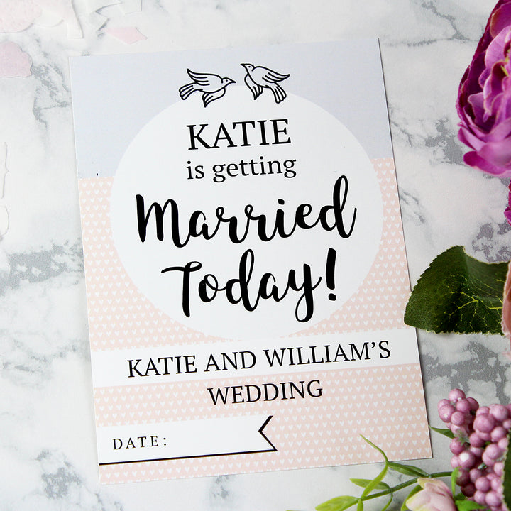 Personalised Wedding Cards For Milestone Moments - part of the Gifts Finder Personalised Wedding Gifts collection