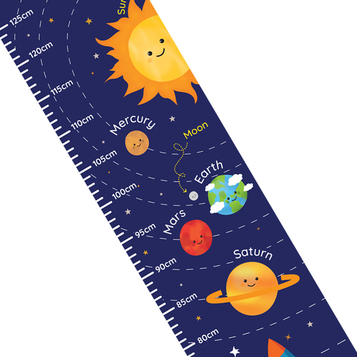 Buy Personalised Solar System Height Chart at www.giftsfinder.co.uk