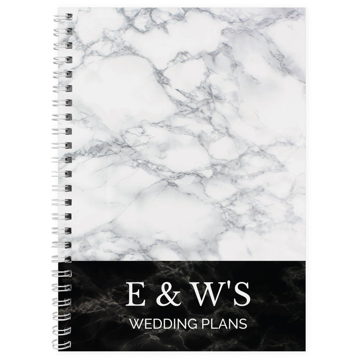 Buy Personalised Marble Effect A5 Notebook at www.giftsfinder.co.uk