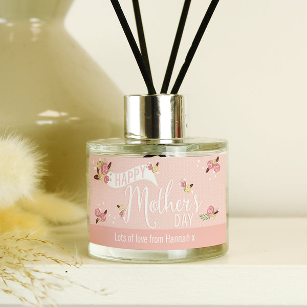 Buy Personalised Mother's Day Reed Diffuser at www.giftsfinder.co.uk