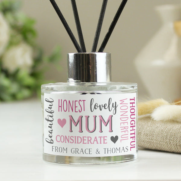 Personalised Mum Reed Diffuser - part of the Personalised Diffusers collection