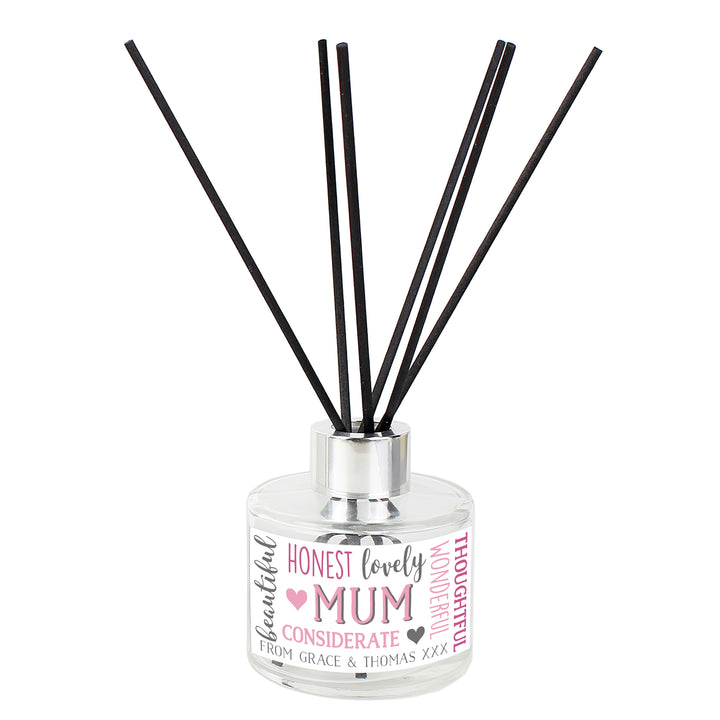 Buy Personalised Mum Reed Diffuser at www.giftsfinder.co.uk