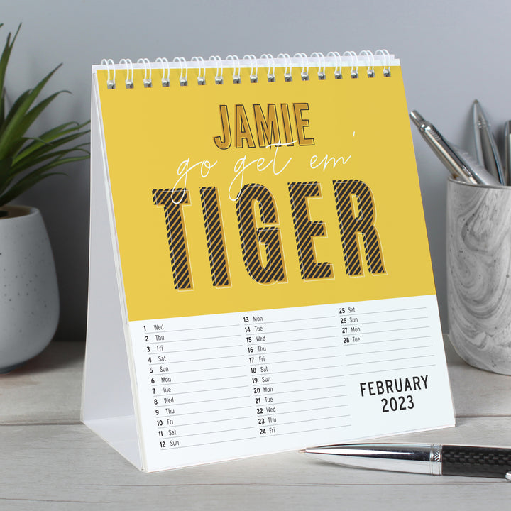 Buy Personalised Motivational Quotes Desk Calendar available now at www.giftsfinder.co.uk