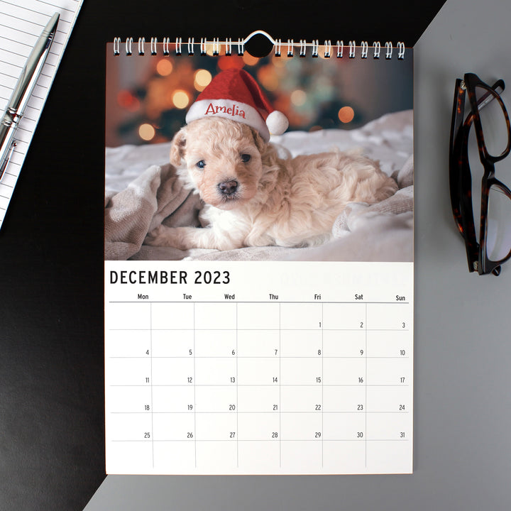 Buy Personalised 2024 A4 Cute Animals Calendar at www.giftsfinder.co.uk