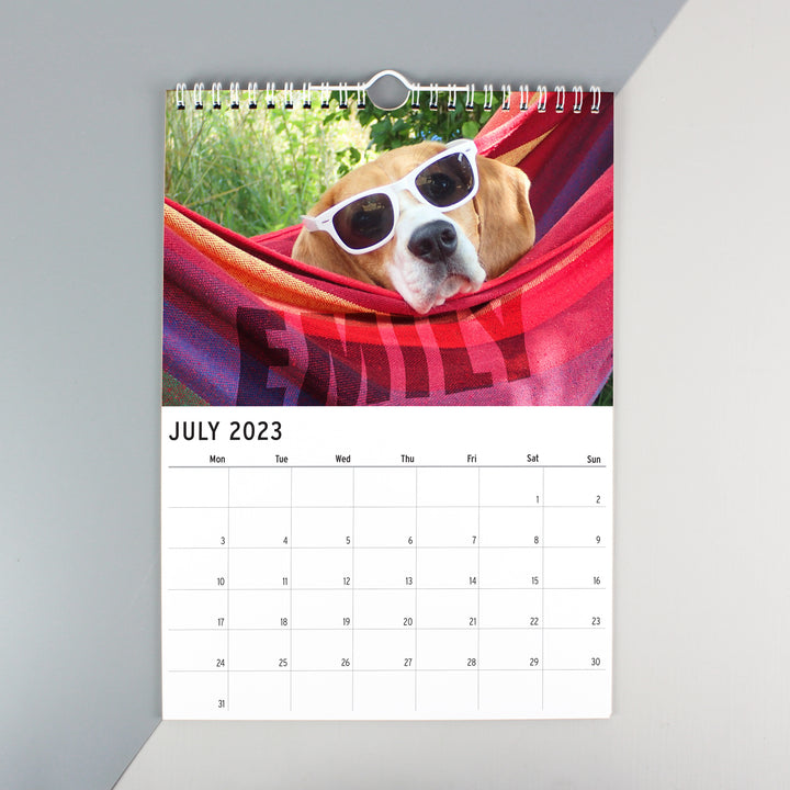 Buy Personalised A4 Barking Mad Calendar available now at www.giftsfinder.co.uk