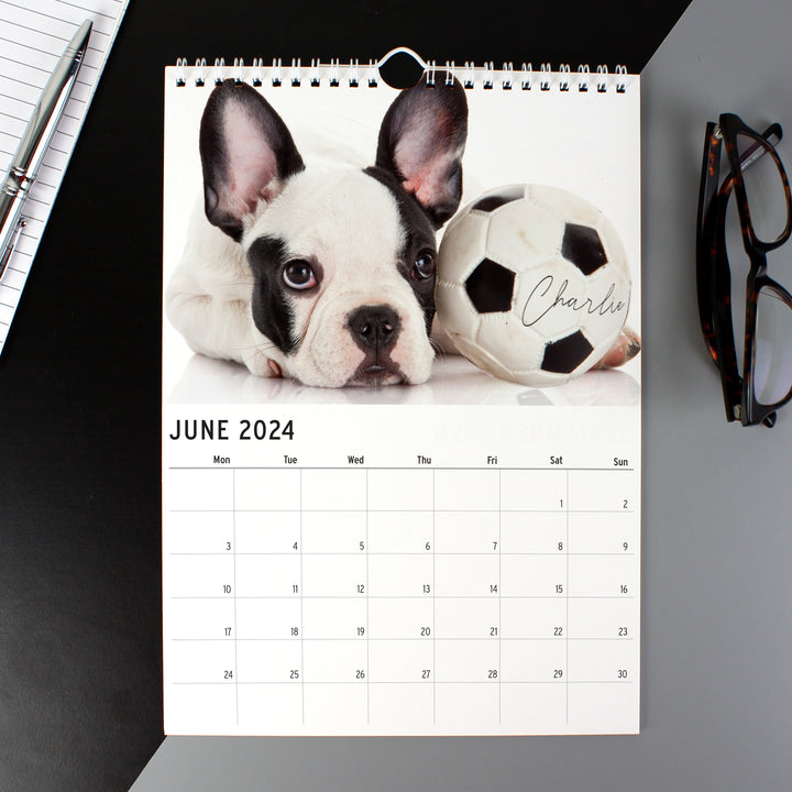 Buy Personalised A4 Barking Mad Calendar available now at www.giftsfinder.co.uk