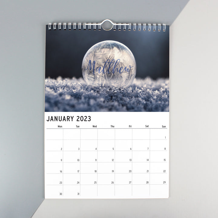 Buy Personalised A4 Great Outdoors Calendar available now at www.giftsfinder.co.uk