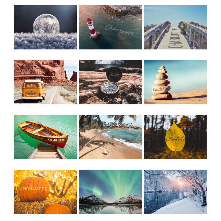 Buy Personalised 2024 A4 Great Outdoors Calendar at www.giftsfinder.co.uk