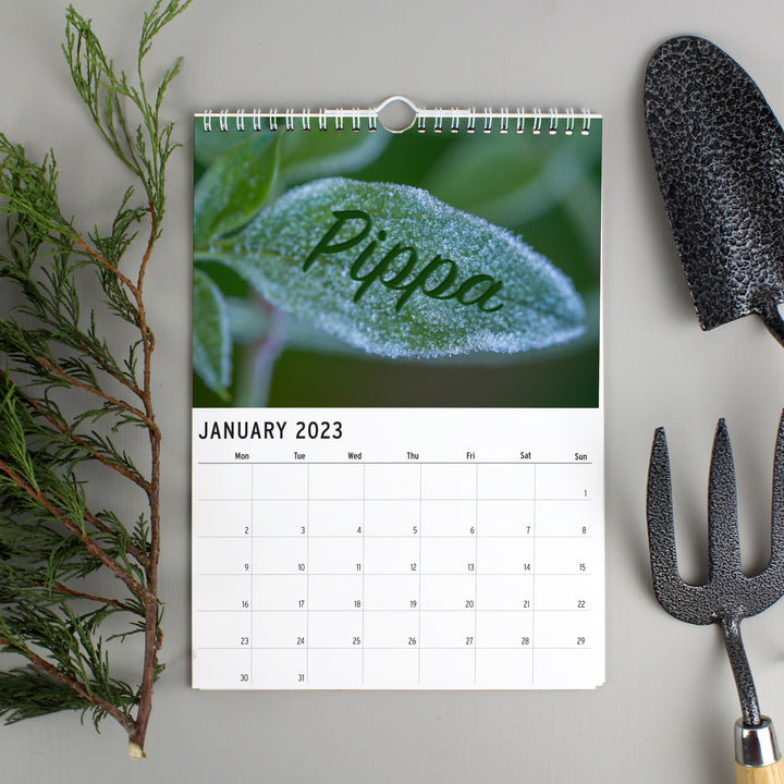 Buy Personalised A4 Gardening Calendar available now at www.giftsfinder.co.uk