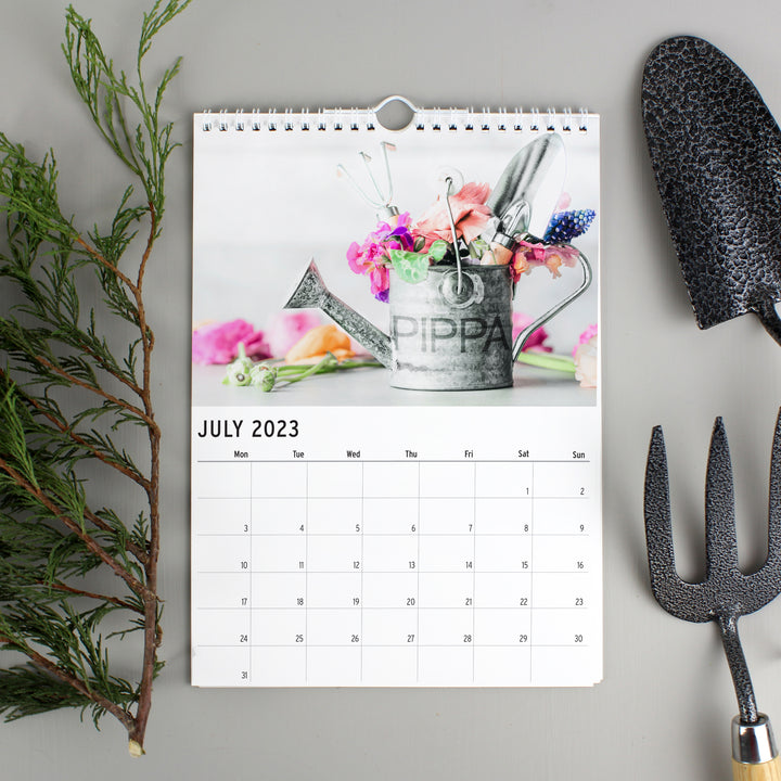 Buy Personalised 2024 A4 Gardening Calendar at www.giftsfinder.co.uk