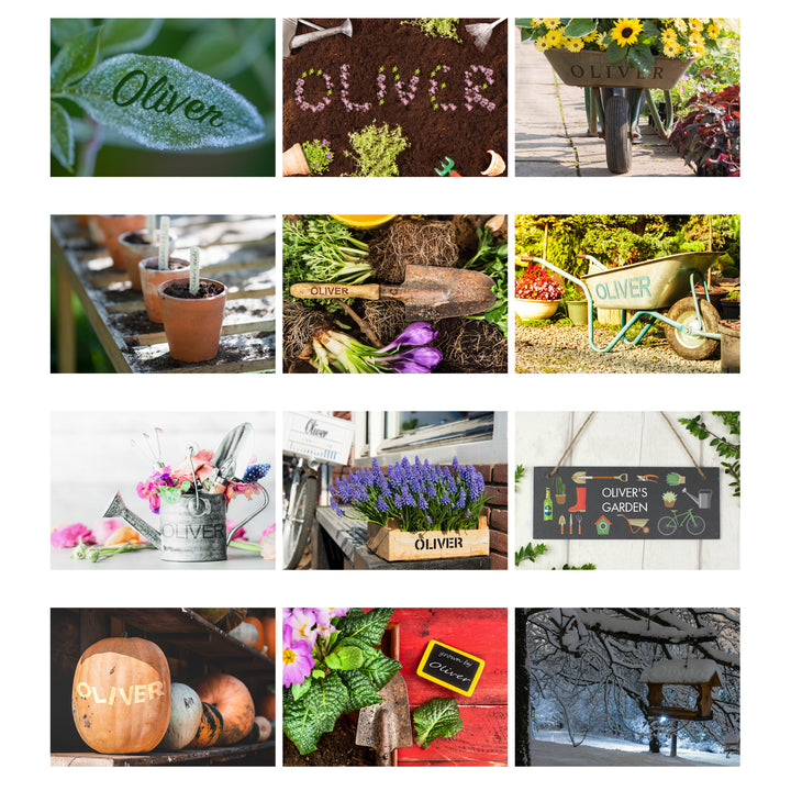 Buy Personalised A4 Gardening Calendar available now at www.giftsfinder.co.uk