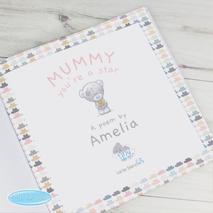 Buy Personalised Tiny Tatty Teddy Mummy You're A Star, Poem Book at www.giftsfinder.co.uk