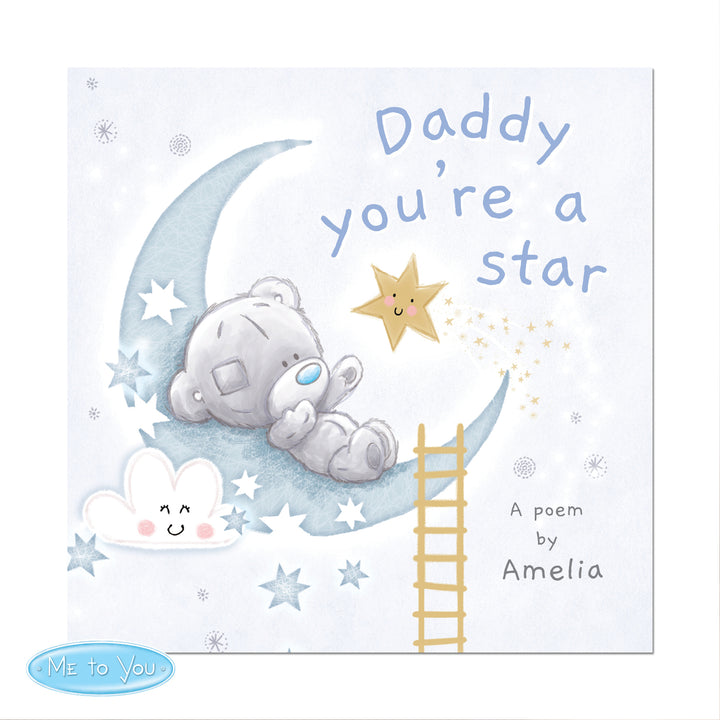 Buy Personalised Tiny Tatty Teddy Daddy You're A Star Poem Book at www.giftsfinder.co.uk