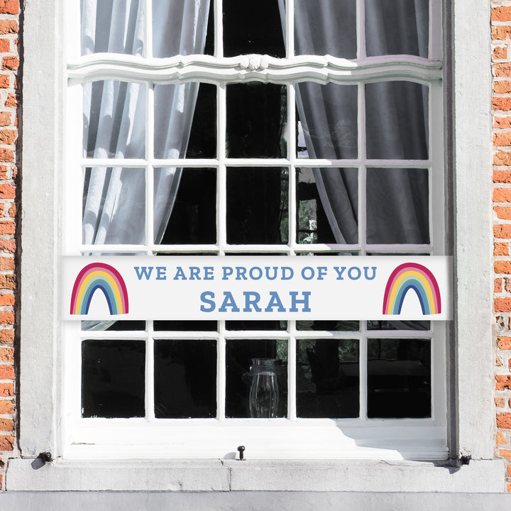 Buy Personalised Rainbow Banner at www.giftsfinder.co.uk