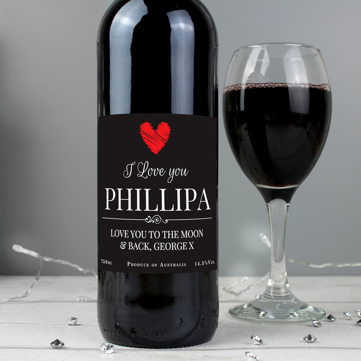 Buy Personalised Say You'll Be Wine Red Wine at www.giftsfinder.co.uk