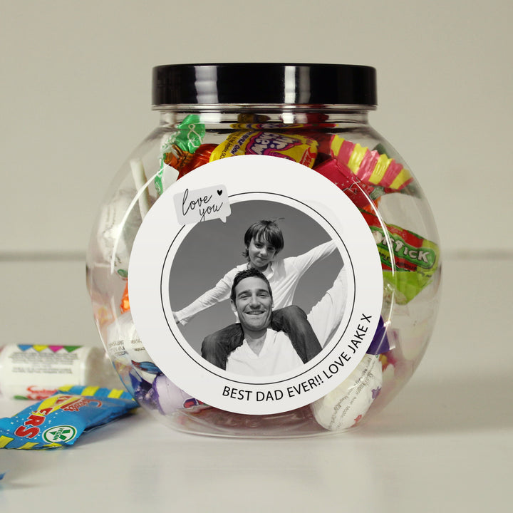 Buy Personalised Love You Snapshot Photo Upload Sweet Jar available now at www.giftsfinder.co.uk