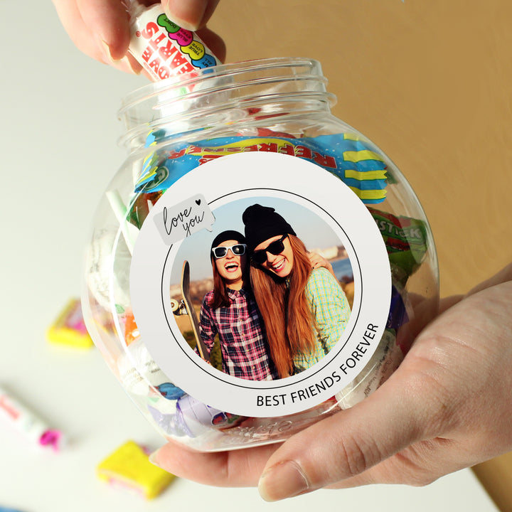 Buy Personalised Love You Snapshot Photo Upload Sweet Jar available now at www.giftsfinder.co.uk