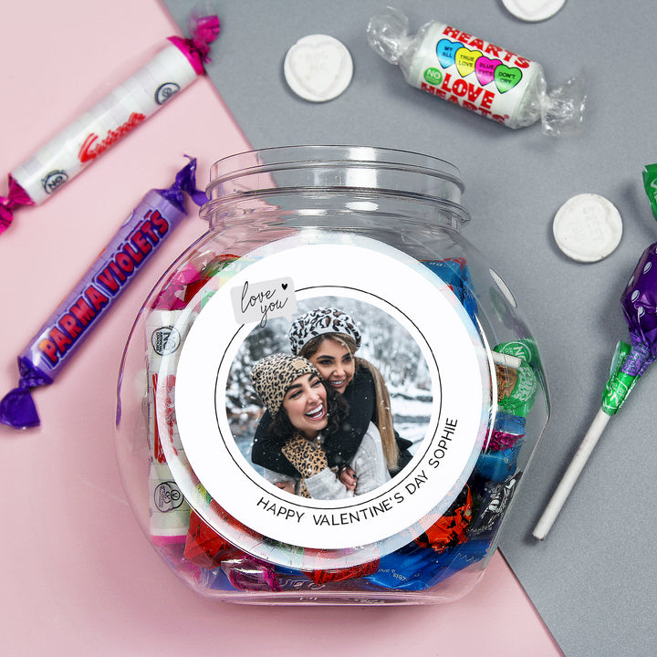 Buy Personalised Love You Snapshot Photo Upload Sweet Jar available now at www.giftsfinder.co.uk