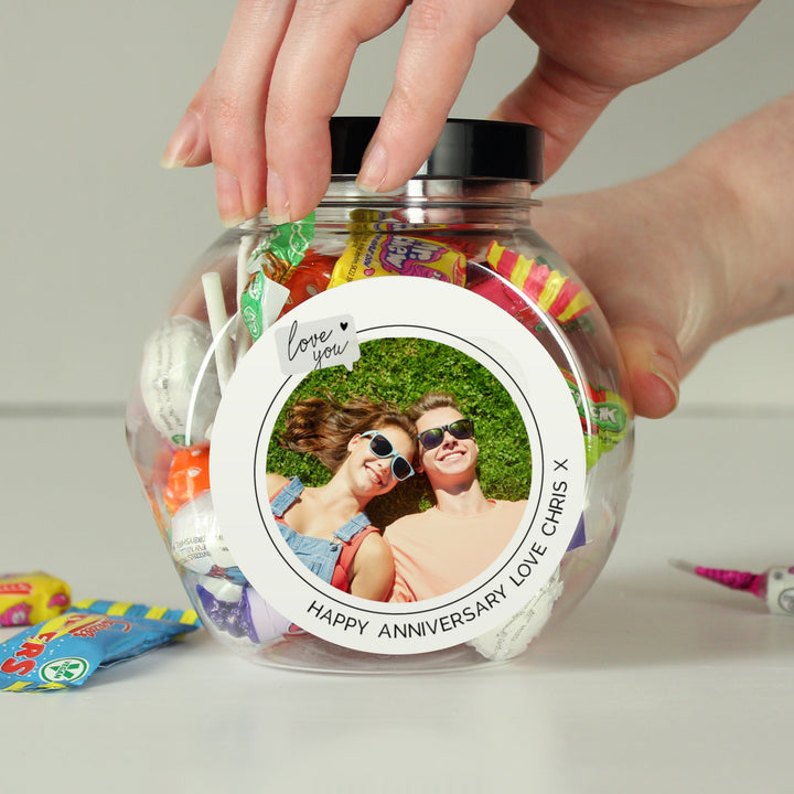 Buy Personalised Love You Snapshot Photo Upload Sweet Jar available now at www.giftsfinder.co.uk