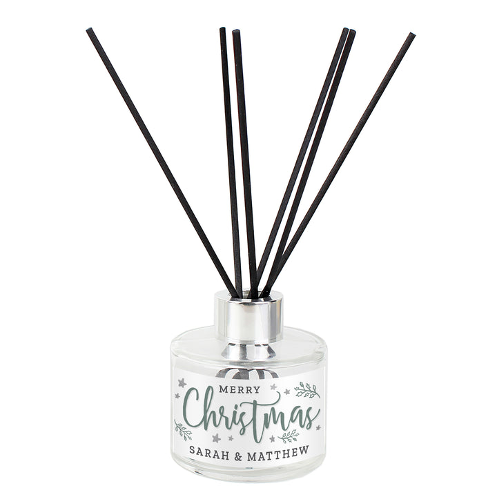 Buy Personalised Merry Christmas Reed Diffuser available now at www.giftsfinder.co.uk