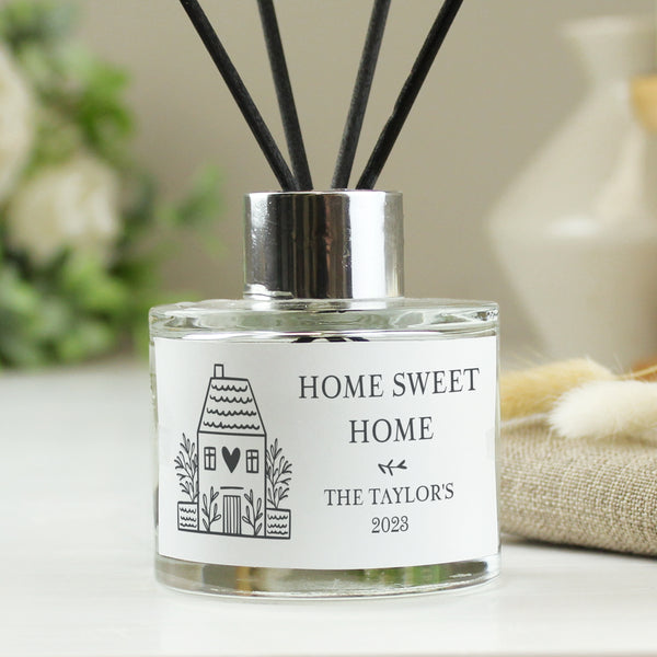 Buy Personalised HOME Reed Diffuser available now at www.giftsfinder.co.uk