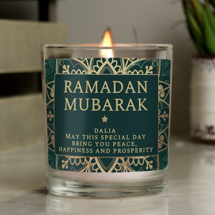 Personalised Eid And Ramadan Scented Jar Candle - part of the Gifts Finder Candles & Reed Diffusers collection