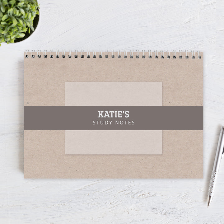 Personalised Study A4 Desk Planner in gift category Personalised Planners