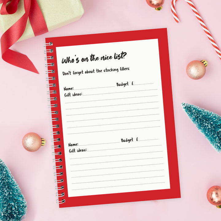 Buy Personalised Christmas A5 Planner available now at www.giftsfinder.co.uk