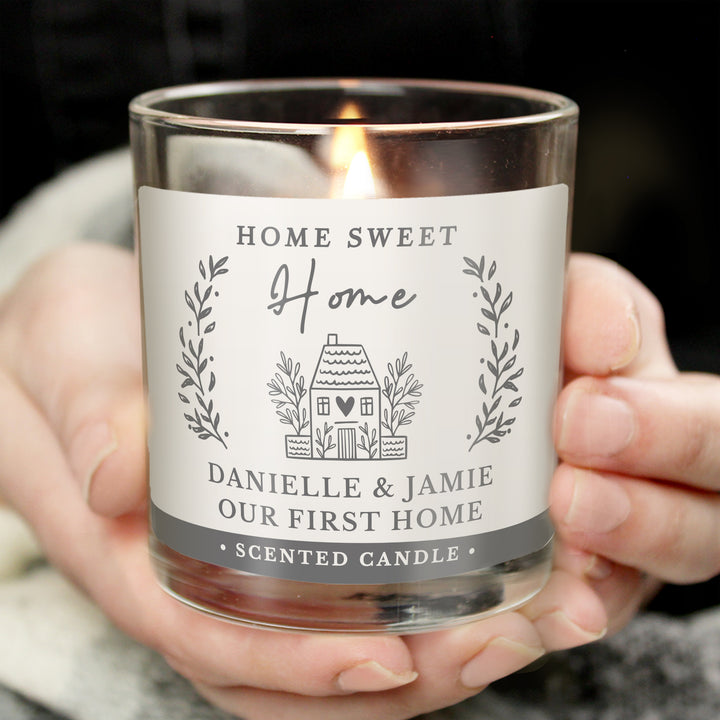 Personalised Home Scented Jar Candle - part of the Gifts Finder Personalised Jar Candles collection