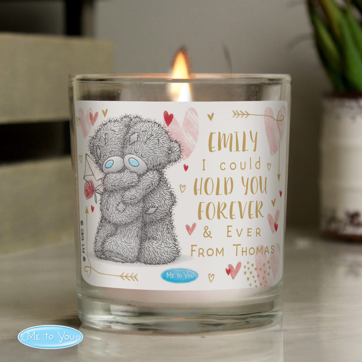 Personalised Me To You Hold You Forever Scented Jar Candle - part of the Gifts Finder Personalised Jar Candles collection