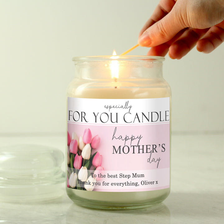 Buy Personalised Especially For You Mothers Day Large Scented Jar Candle available now at www.giftsfinder.co.uk