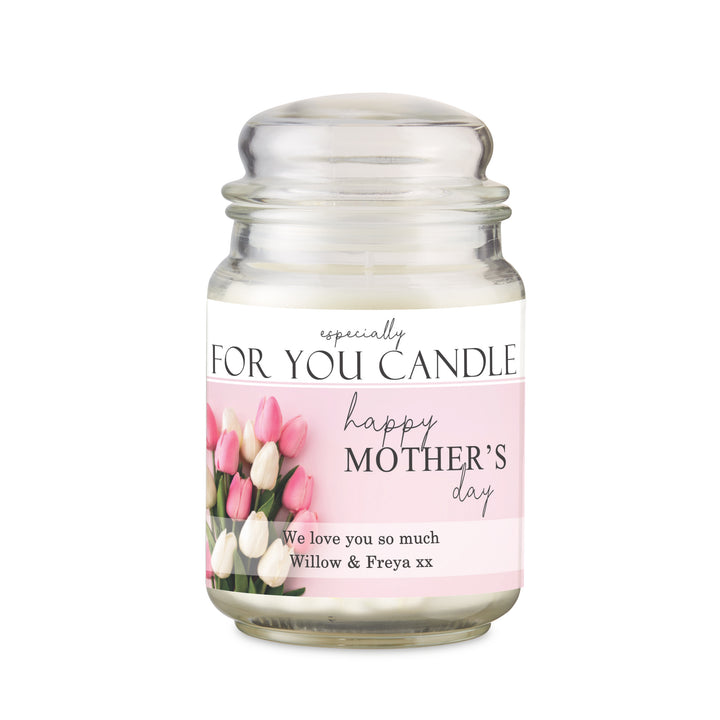 Buy Personalised Especially For You Mothers Day Large Scented Jar Candle available now at www.giftsfinder.co.uk