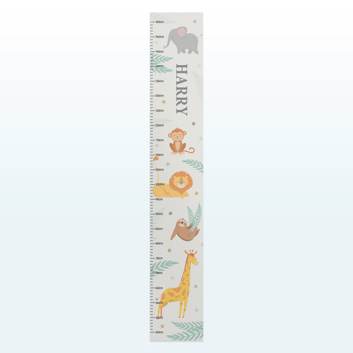 Personalised Animal Height Chart in gift category 