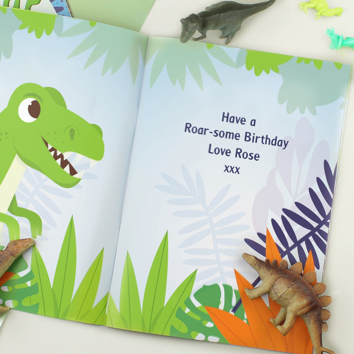 Buy Personalised Dinosaur Adventure Story Book available now at www.giftsfinder.co.uk