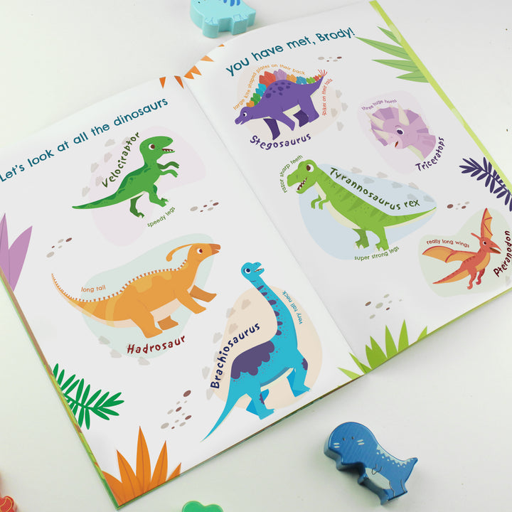 Buy Personalised Dinosaur Adventure Story Book available now at www.giftsfinder.co.uk