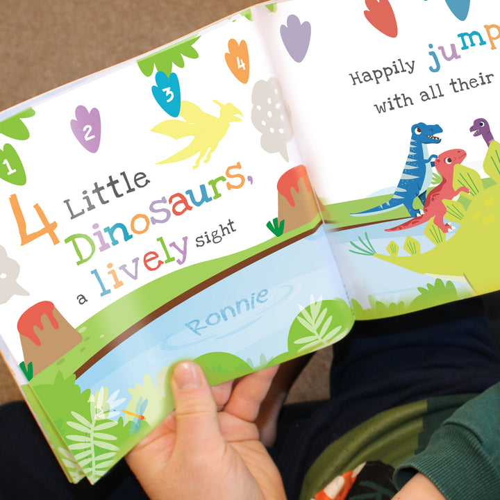 Buy Personalised Dinosaur Book & Stacking Toy available now at www.giftsfinder.co.uk