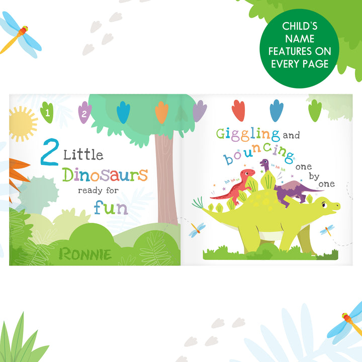 Buy Personalised Dinosaur Book & Stacking Toy available now at www.giftsfinder.co.uk