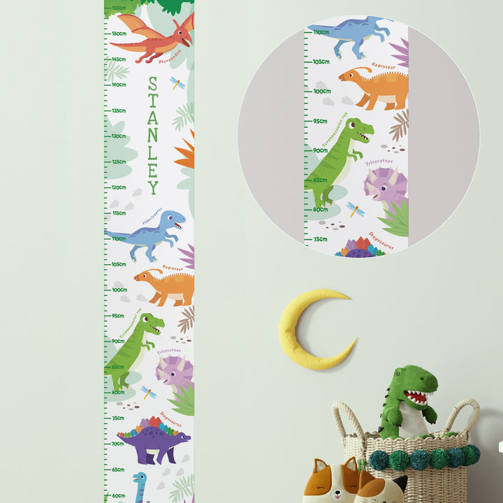 Buy Personalised Dinosaur Height Chart available now at www.giftsfinder.co.uk