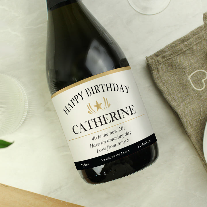 Buy Personalised Bottle Of Prosecco available now at www.giftsfinder.co.uk