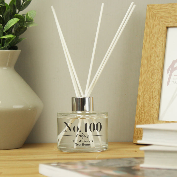 Buy Personalised Elegant Diamond Reed Diffuser available now at www.giftsfinder.co.uk