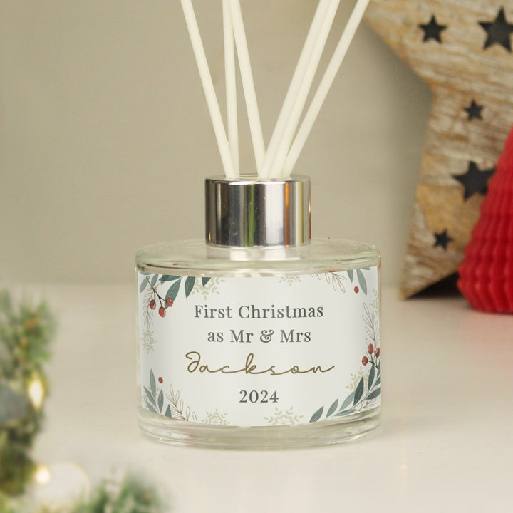 Buy Personalised Christmas Foliage Diffuser available now at www.giftsfinder.co.uk