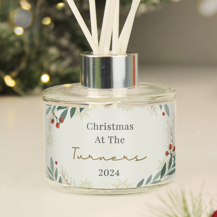 Buy Personalised Christmas Foliage Diffuser available now at www.giftsfinder.co.uk